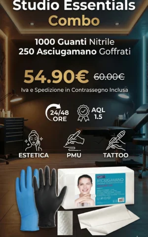 Guanti nitrile e asciugamani goffrati Canvas 060
